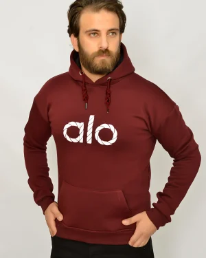 red alo hoodie