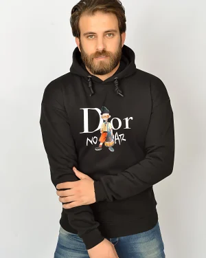 black dior hoodie