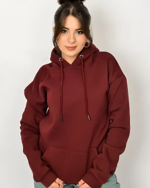 red women hoodie