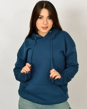 blue women hoodie