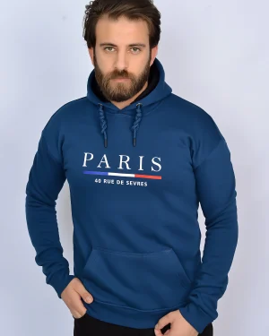 Blue Paris Hoodie