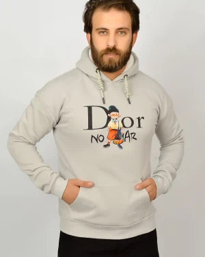gray dior hoodie